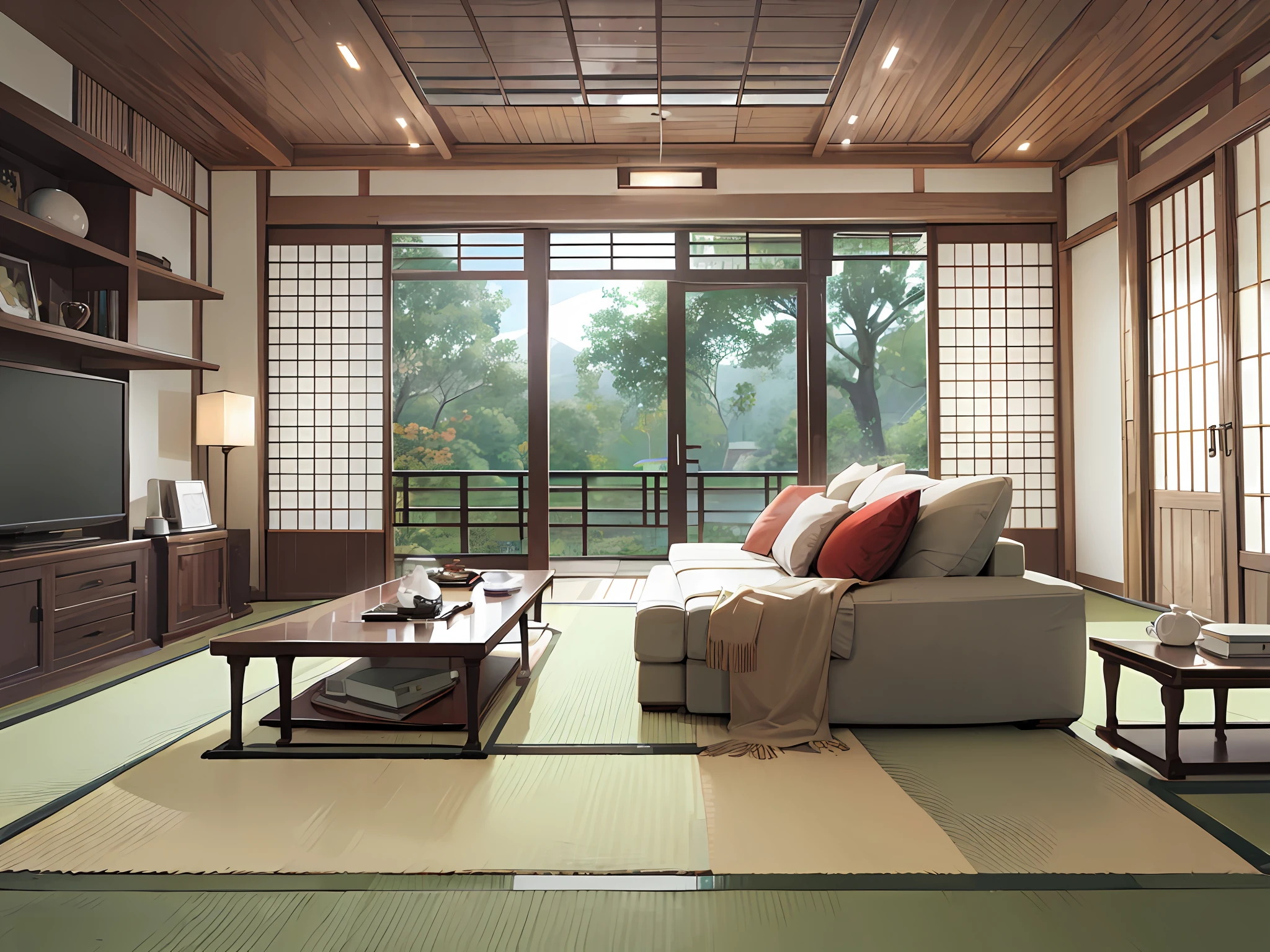 Japanese-style living room --v 6