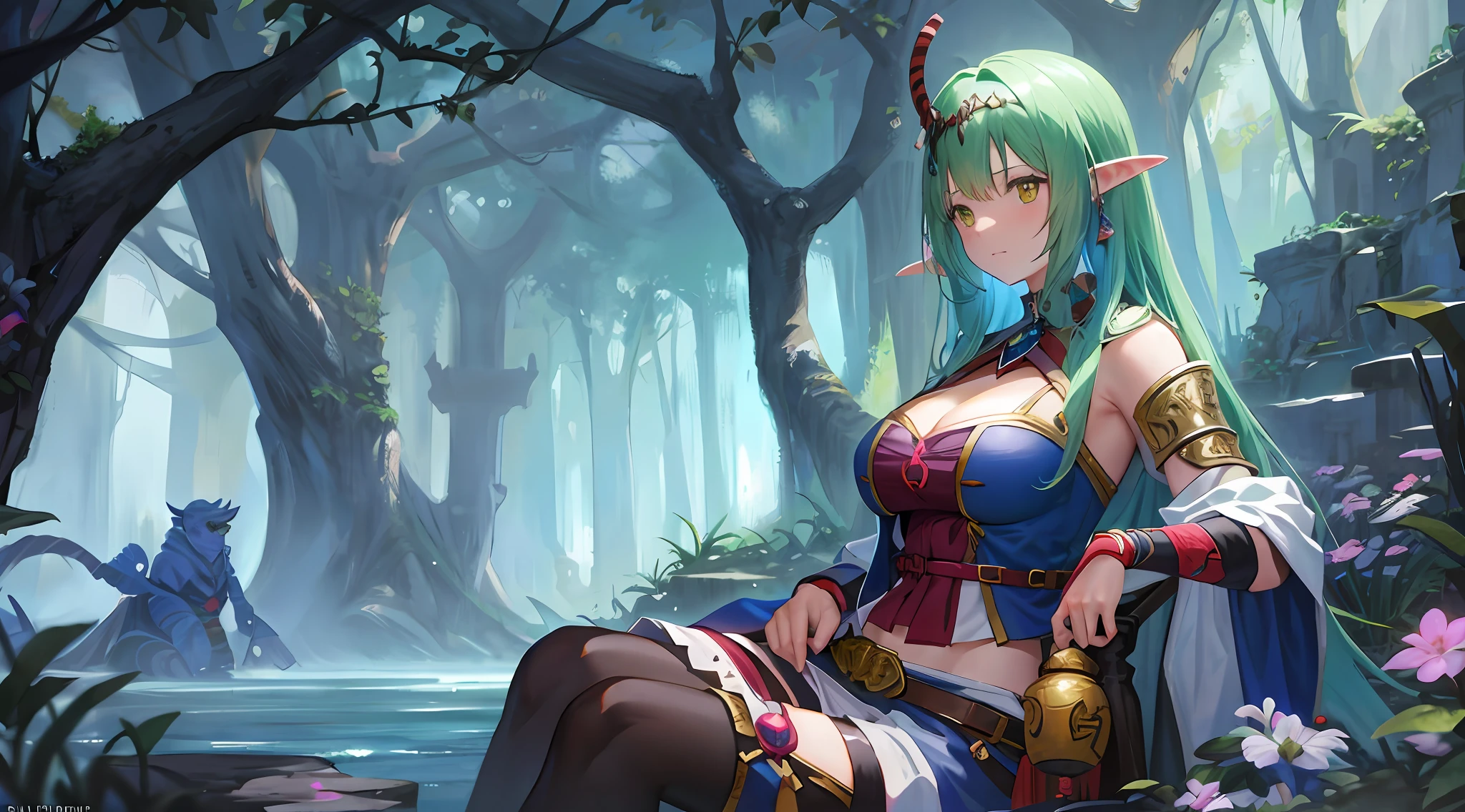 tribe orc waifu fantasy world magical