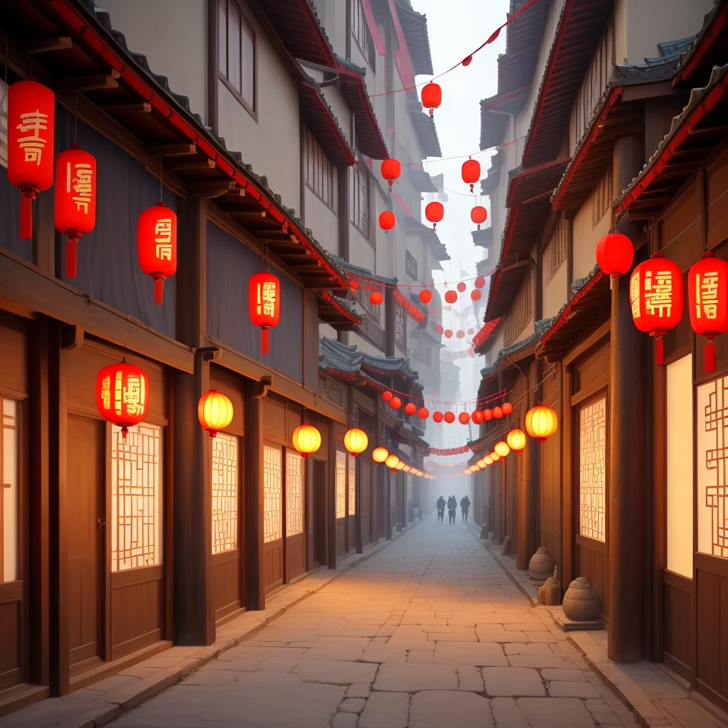 Ancient Chinese streets, fresher scenes