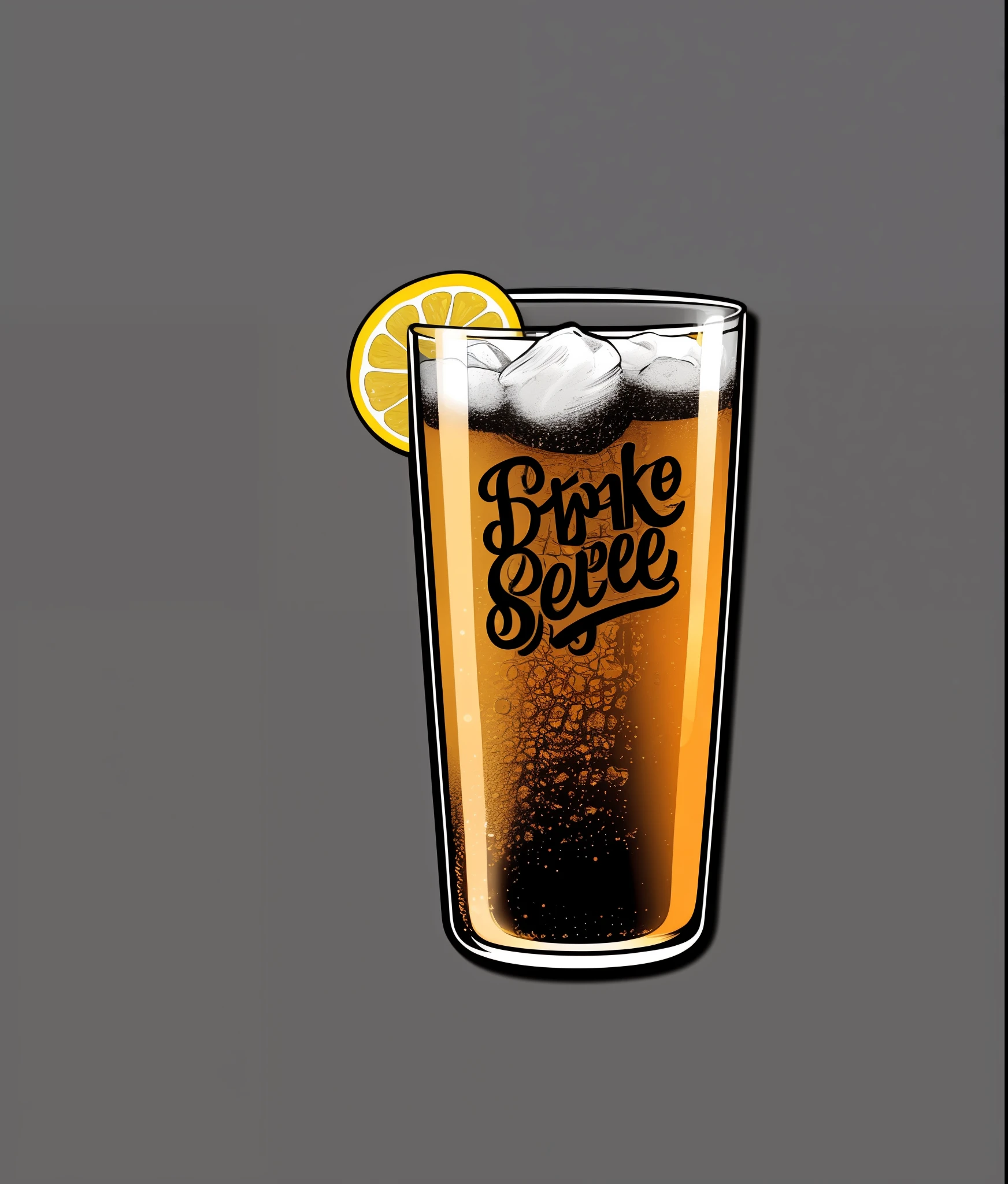 drink in the glass, vintage style, (t-shirt design), realistic volumetric light of masterpiece