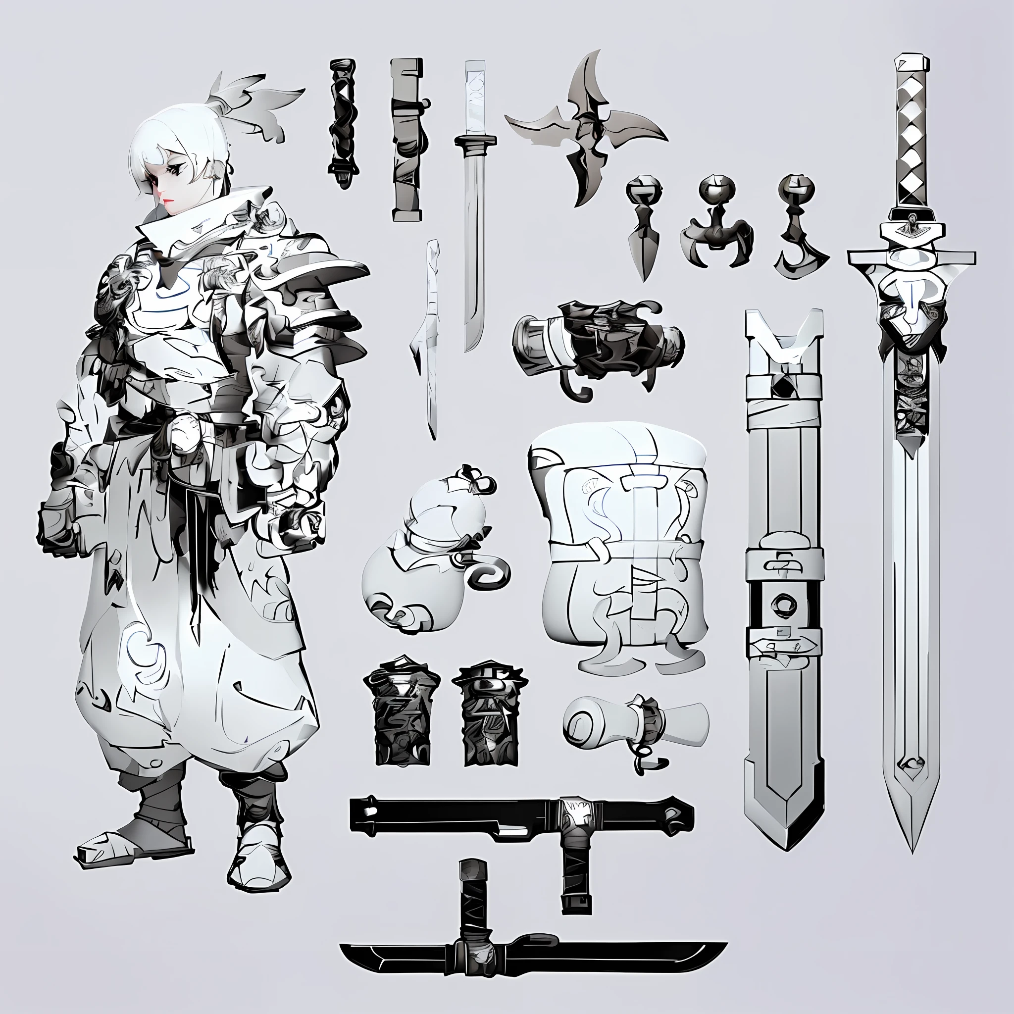 Weapon design tables, concept art, ((ice hatchet weapon)), ((film)), (subtle lighting), (perfect shadows), (gorgeous), (perfect proportions), (intricate details), ((masterpiece,ultra-detailed, intricate details, best quality,illustration)),masterpiece, (best quality), (best illustration), (best shadow)