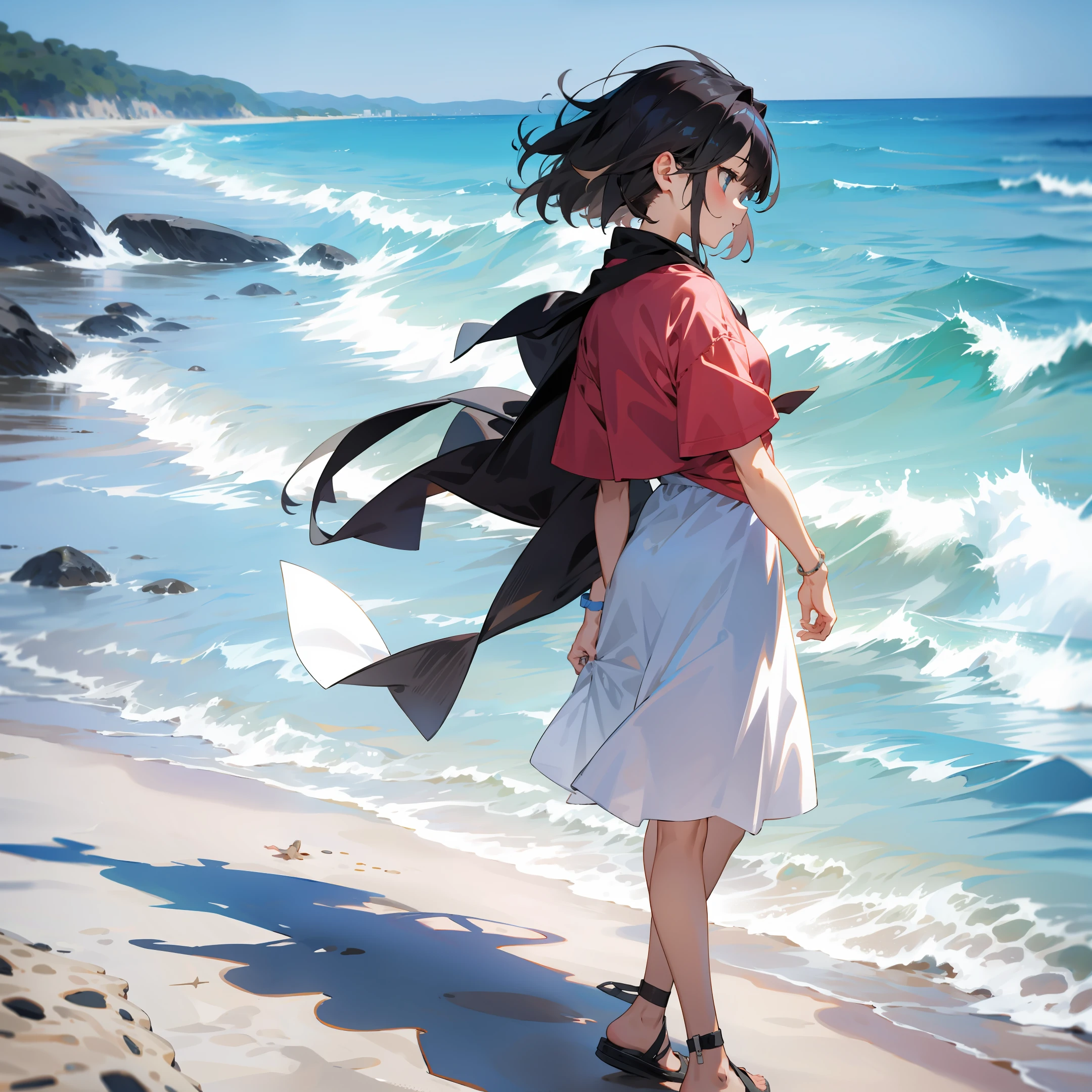 Girl on the beach