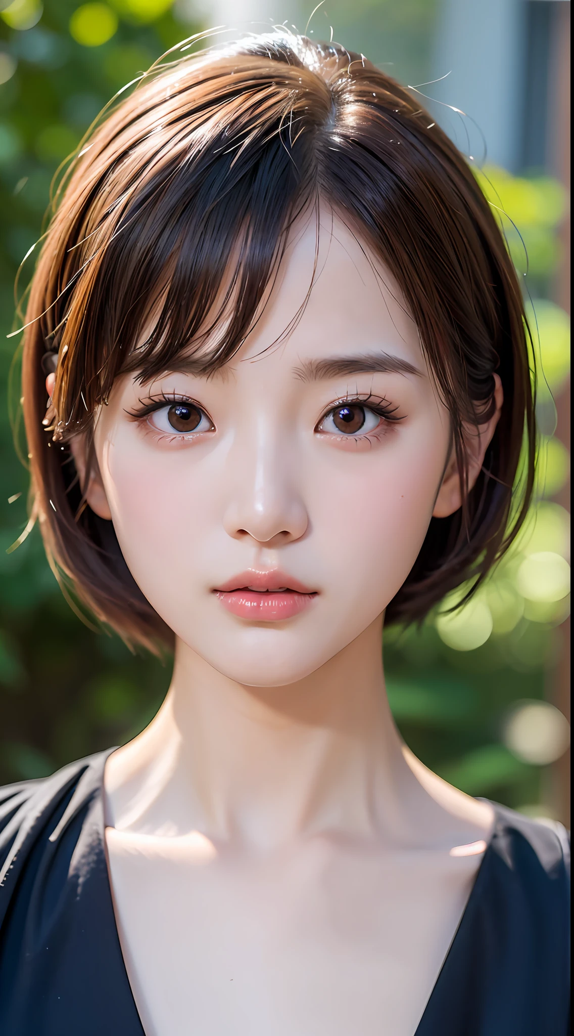 (chiayi:1.5), close up, masterpiece, best quality, raw photo, photorealistic, face, incredibly absurdres, beautiful girl, cute, short hair, depth of field, highres, ultra-detailed, finely detail, extremely detailed, extremely detailed eyes and face, sharp pupils, realistic pupils, sharp focus, ccinematic lighting