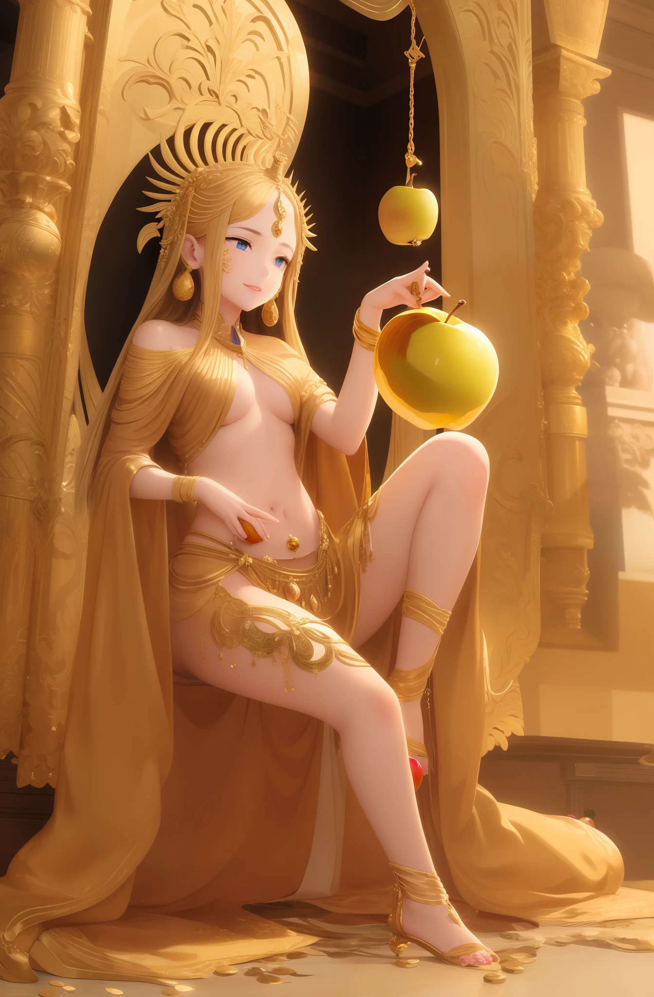 a golden apple