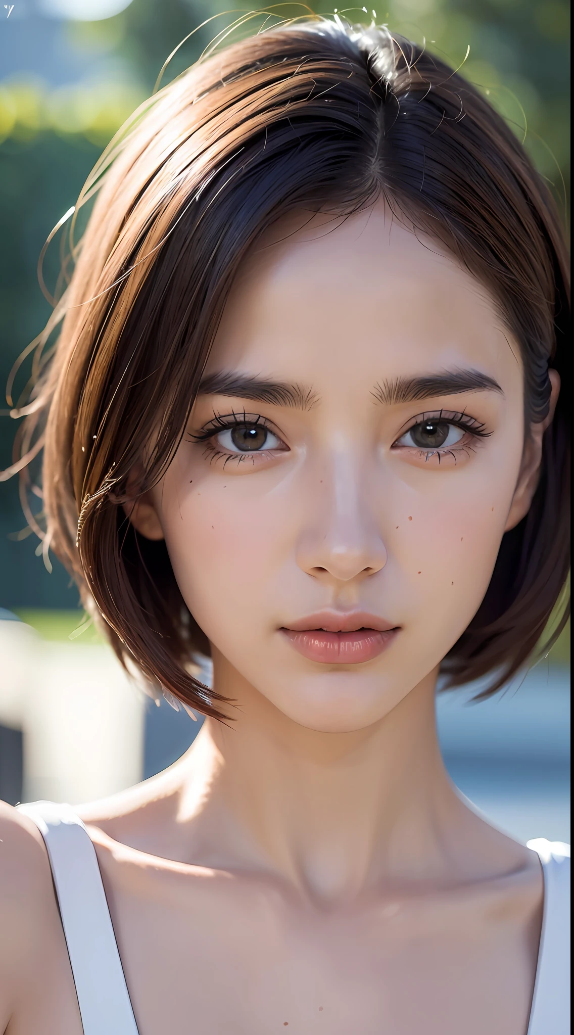 (València:1.5), close up, masterpiece, best quality, raw photo, photorealistic, face, incredibly absurdres, beautiful girl, cute, short hair, depth of field, highres, ultra-detailed, finely detail, extremely detailed, extremely detailed eyes and face, sharp pupils, realistic pupils, sharp focus, ccinematic lighting