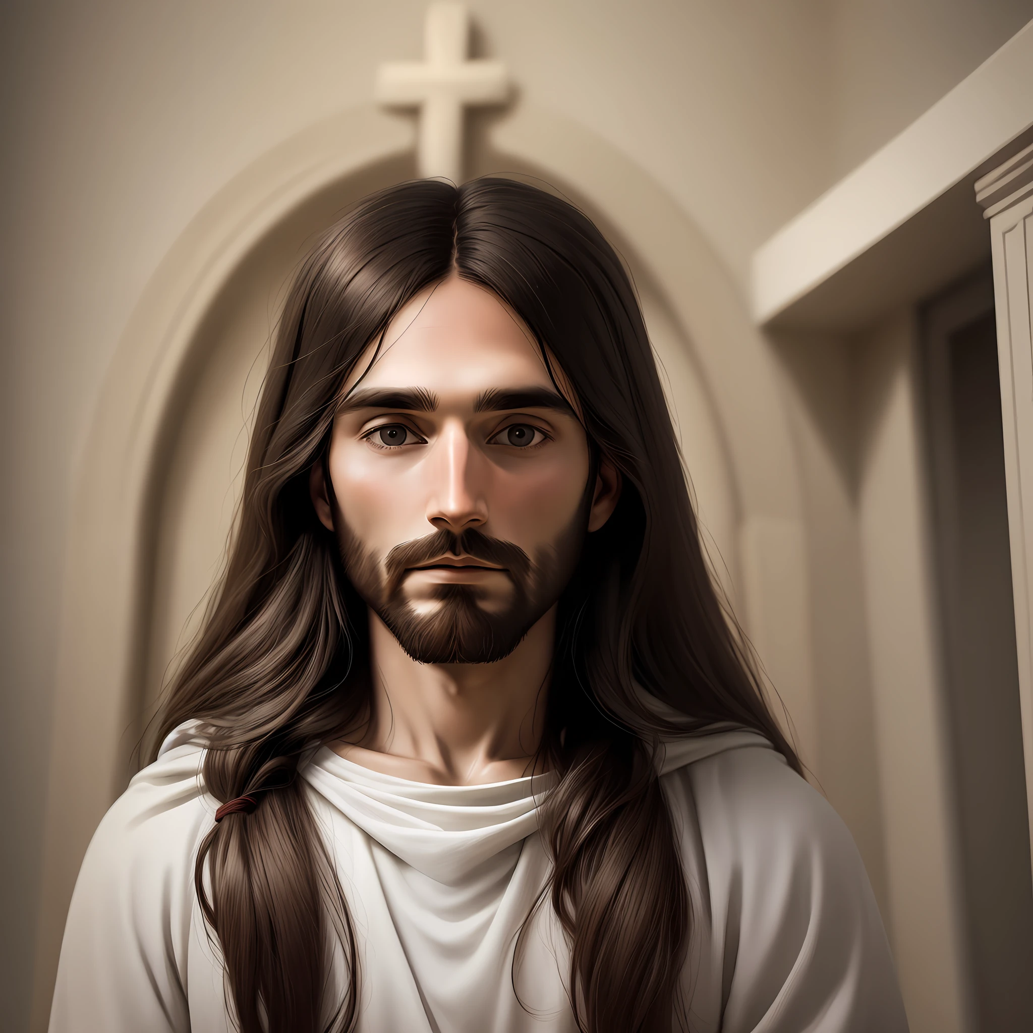 Image of Jesus Christ of the face alone