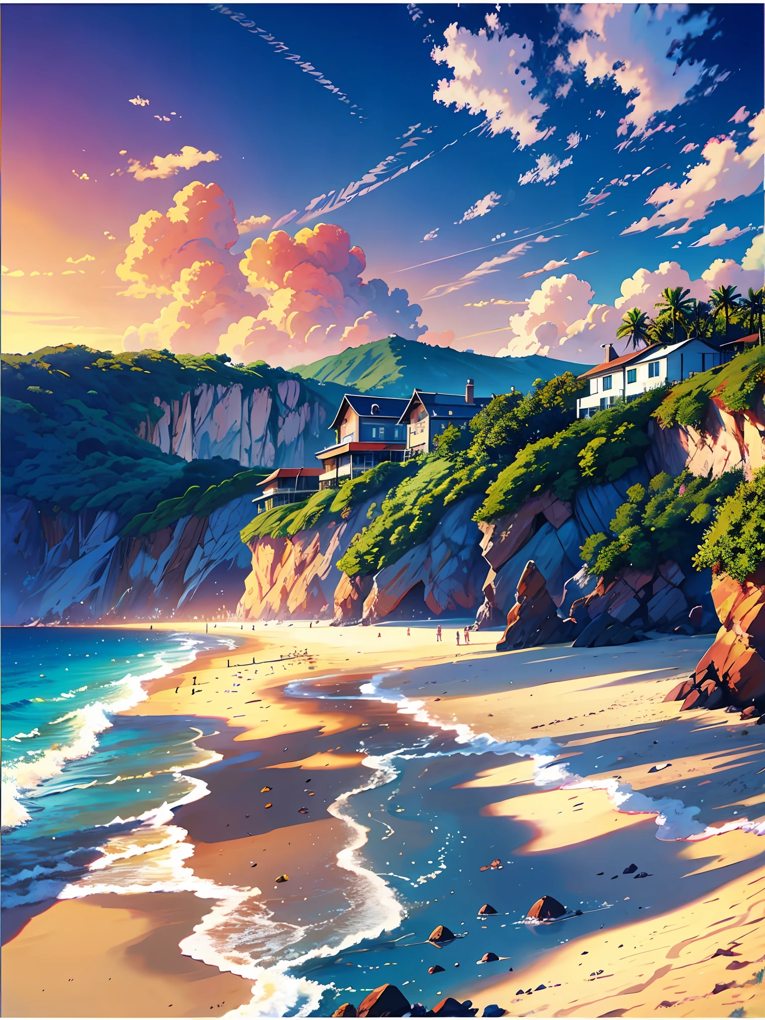 summer, sun, ocean, beach--v6