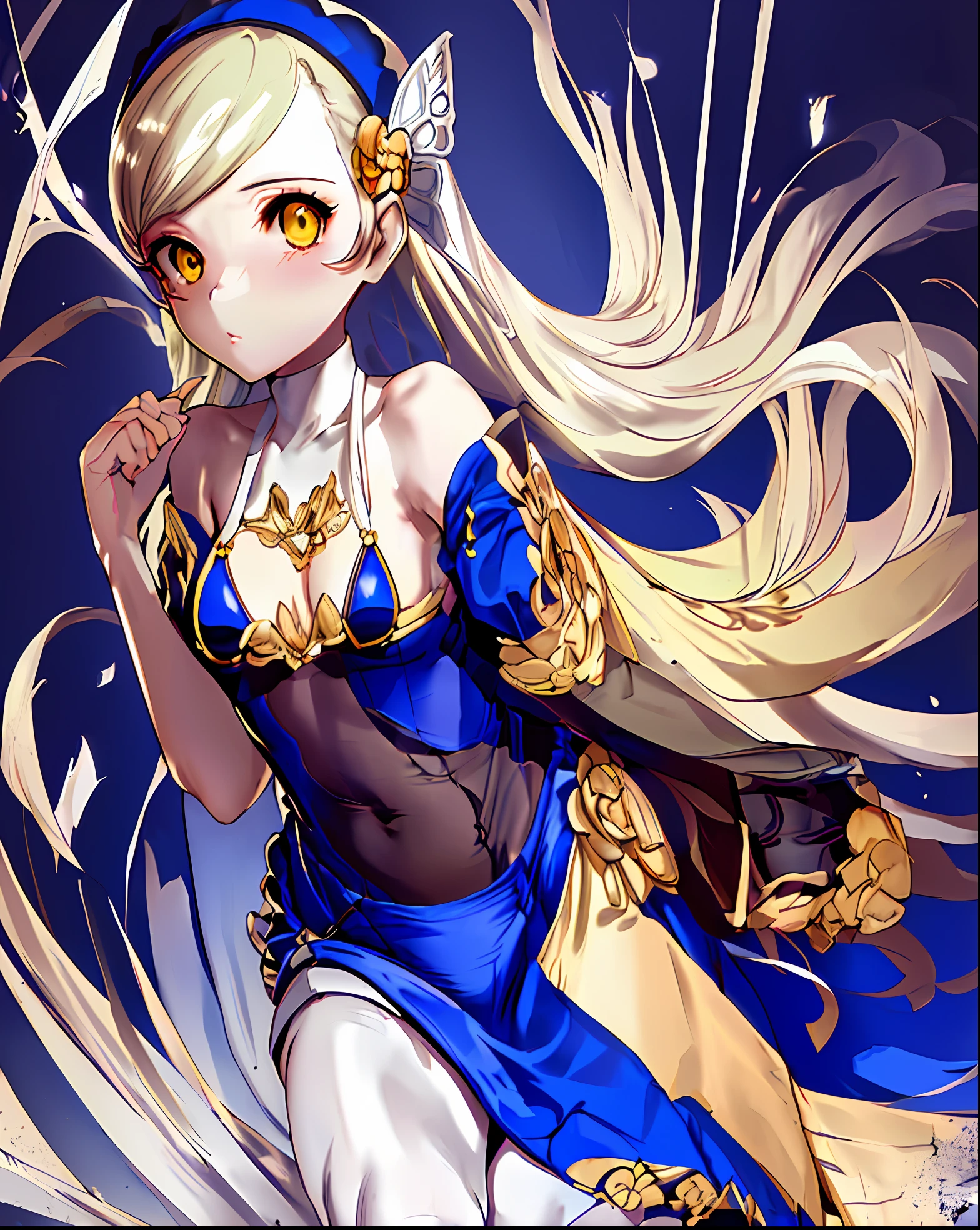 ultra-detailed illustration, best quality, Masterpiece), beautiful woman, (toned swimsuit, alluring cleavage), delicate and intricate kimono, stylishly draped over her shoulders. (open wedding dress).