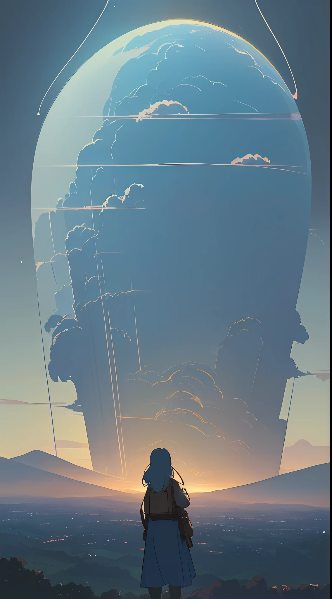 "(((A highly detailed anime illustration)))), ((landscape)), ((vintage)), ((dreamer)), ((drawing)), ((trend in artstation)), ((by Quentin de Warren)):1.8), ((UHD)), ((atmosphere)), ((luminosity))"