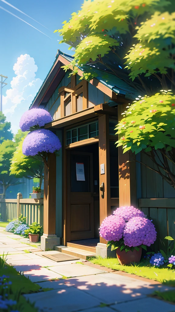 (ultra high res,photorealistic,best quality,photo-realistic),(8k,raw photo,best quality,masterplece),(photon mapping,radiosity,physically-based rendering,automatic white balance),real person,photograph,bridge, building, bush, city, cloud, day, door, fence, field,orest, garden, grass, house, hydrangea, mountain, nature, no_humans, outdoors, path, plant, potted_plant, purple_flower, road, scenery, sky, skyscraper, traditional_media, tree,