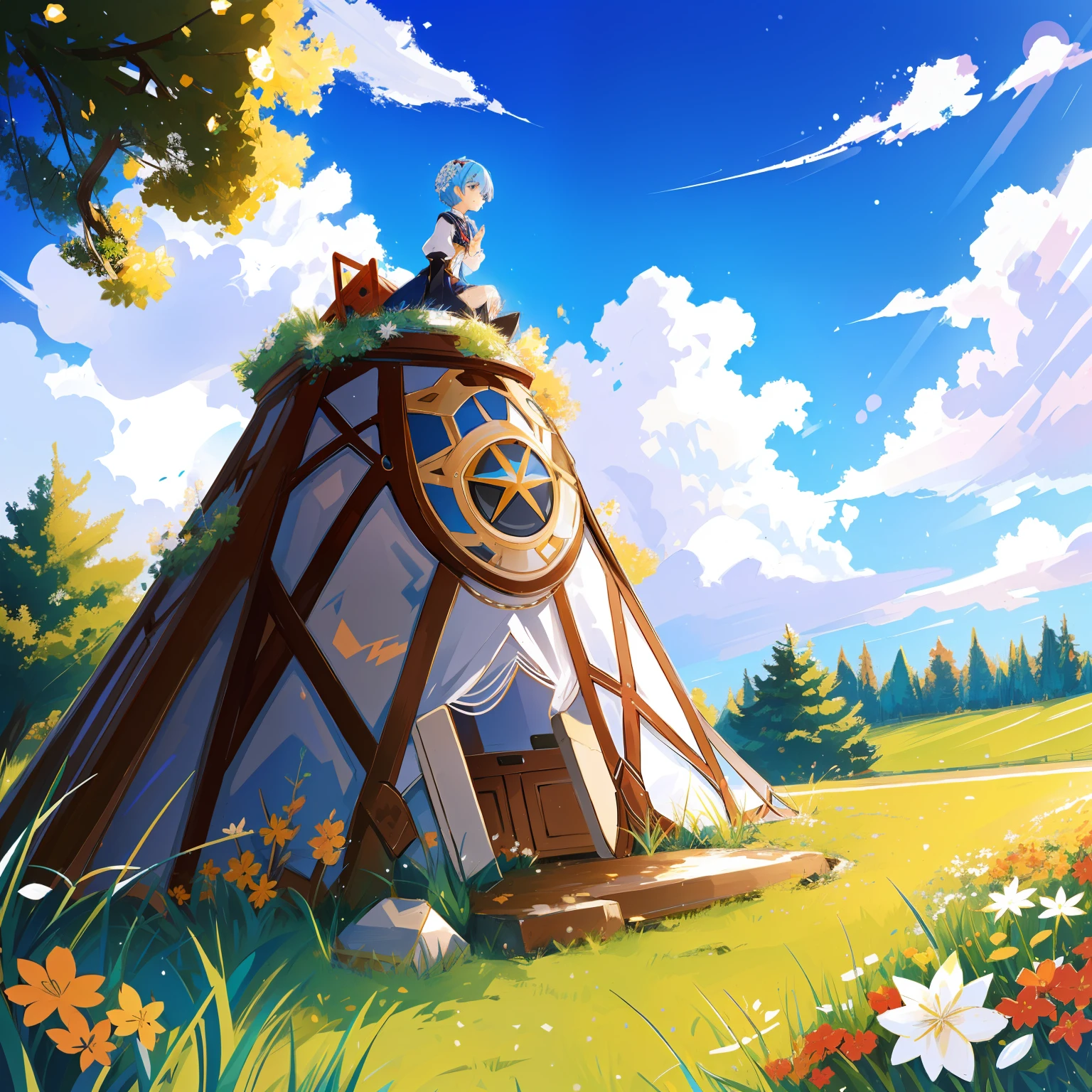 the Biggest ant Hill with Rem rezero on top