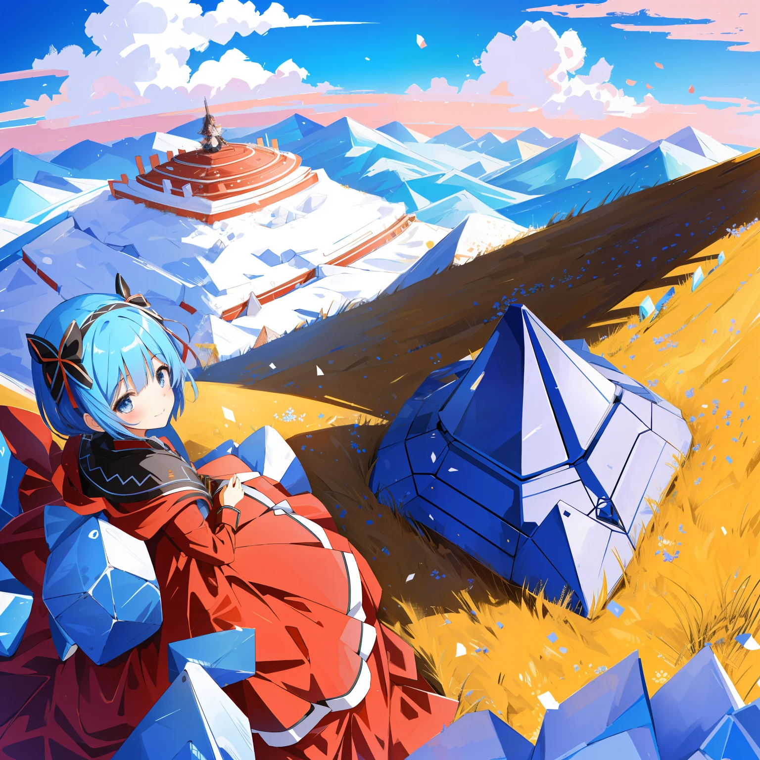 the Biggest ant Hill with Rem rezero on top