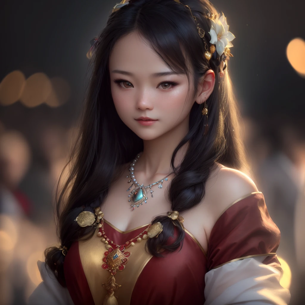 best quality, masterpiece, highres, 1girl,china dress,hair ornament,necklace, jewelry,Beautiful face,upon_body, tyndall effect,photorealistic, dark studio, rim lighting, two tone lighting,(high detailed skin:1.2), 8k uhd, dslr, soft lighting, high quality, volumetric lighting, candid, Photograph, high resolution, 4k, 8k, Bokeh,
