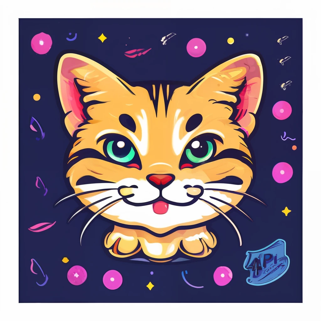 STICKER, A detailed illustration a print of vivid cute kitten head, fantasy flowers splash, vintage t-shirt design, in the style of Studio Ghibli, dynamic flora pastel tetradic colors, 3D vector art, cute and quirky, fantasy art, watercolor effect, bokeh, Adobe Illustrator, hand-drawn, digital painting, low-poly, soft lighting, bird's-eye view, isometric style, retro aesthetic, focused on the character, 4K resolution, photorealistic rendering, using Cinema 4D, different pose