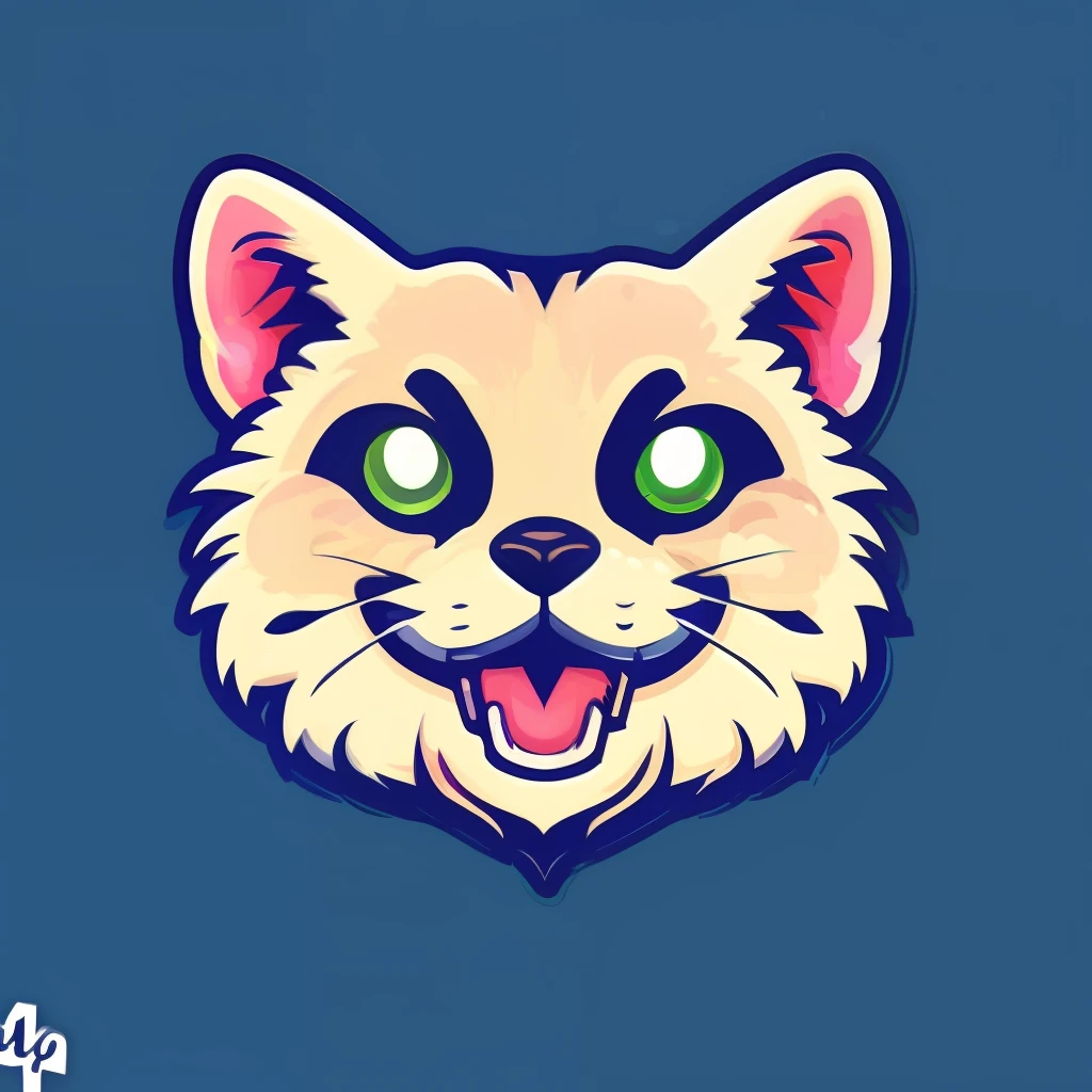 STICKER, A detailed illustration a print of vivid cute kitten head, fantasy flowers splash, vintage t-shirt design, in the style of Studio Ghibli, dynamic flora pastel tetradic colors, 3D vector art, cute and quirky, fantasy art, watercolor effect, bokeh, Adobe Illustrator, hand-drawn, digital painting, low-poly, soft lighting, bird's-eye view, isometric style, retro aesthetic, focused on the character, 4K resolution, photorealistic rendering, using Cinema 4D,