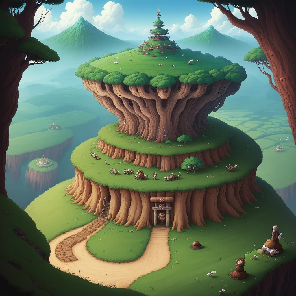 An anthill in the world of Princess Mononoke