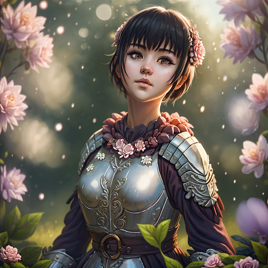 masterpiece, best quality, high quality, extremely detailed 8k unit wallpaper CG, art station, digital illustration, intricate, trend, pastel colors, oil painting, award-winning photography, Bokeh, depth of field, HDR, flower, chromatic aberration, photorealistic, extremely detailed, trend in artstation, trend in CGsociety, intricate, high detail, bark, berserk