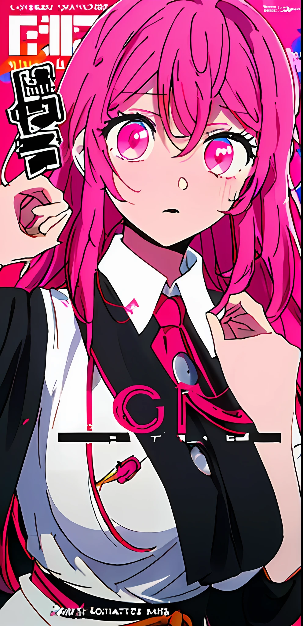 (((dramatic))), (((gritty))), (((intense)))) The movie poster features as the central character. She is shy in the center of the poster, wearing idol outfit, and a determined expression on her face. The background is dark and gritty, with a feeling of drunkenness. The text is bold and eye-catching, with catchy slogans that add to the overall drama and excitement. The color palette is dominated by dark colors, dotted with bright colors, giving the poster a dynamic and visual impact, tachi-e (magazine:1.3), (cover-style:1.3), fashionable, vibrant, outfit, posing, front, colorful, dynamic, background, element, confident, expressive, holding, statement, attachment, majestic, coiled, around, touch, scene, text, cover, bold, eye-catching, title, fashion, font, catchy, title, bigger, eye-catching, modern, trendy, focused, stylish, 1 girl