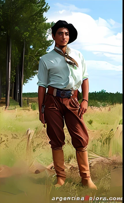 Epic movie poster, stunning superhero photo, gaucho woman argentine Superhero, protector of the fields of argentina, amazing slender figure, riding a horse, professional digital art, professional lighting, dramatic lighting, high resolution, 8k, ultra high definition