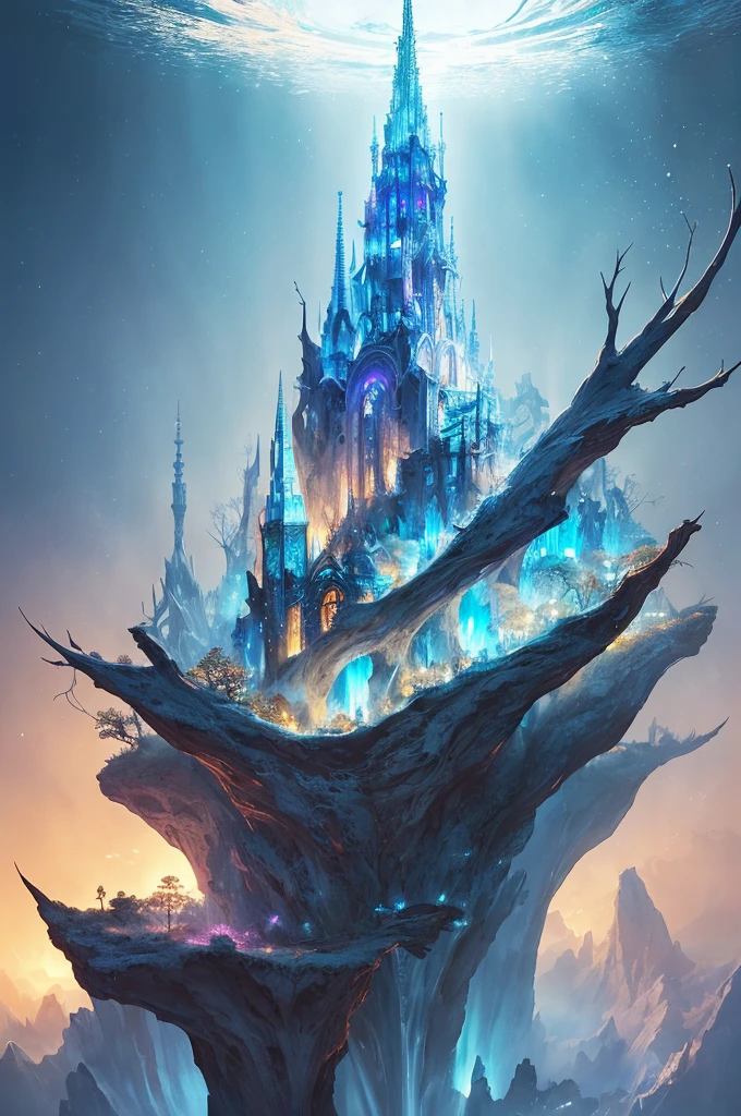 (((masterpiece))), (((best quality))), ((ultra-detailed)), (hyperrealistic), (highly detailed CG illustration), ((an extremely delicate and beautiful)),cinematic light, Create a stunning anime artwork that is currently trending on ArtStation, showcasing exquisite beauty and captivating aesthetics. The art piece should be highly detailed, featuring a compelling character and a visually appealing environment. The character in the artwork is a graceful and enchanting figure, radiating an aura of elegance. Pay close attention to intricate facial features, such as mesmerizing eyes with vibrant colors and delicate shading. The character's clothing should be designed with elaborate patterns, flowing fabrics, and rich textures, reflecting a blend of fantasy and contemporary fashion. Place the character in a captivating environment that enhances the overall appeal of the artwork. It could be a breathtaking natural landscape, a bustling futuristic cityscape, or a mystical realm filled with magical elements. Incorporate vibrant colors, dynamic lighting, and detailed background elements to create a sense of depth and immersion. Consider the latest trends in anime art, such as incorporating unique lighting effects, exploring creative composition techniques, or experimenting with unconventional color palettes. Take inspiration from the top artists on ArtStation and their exceptional execution of various art styles and themes. Camera: Choose an angle that highlights the character's beauty and the immersive environment. Lighting: Utilize atmospheric lighting techniques to create depth and mood. Resolution: Aim for a high-resolution artwork to showcase intricate details and clarity. Art Inspirations: Seek inspiration from the trending artists on ArtStation, exploring different styles, genres, and themes.