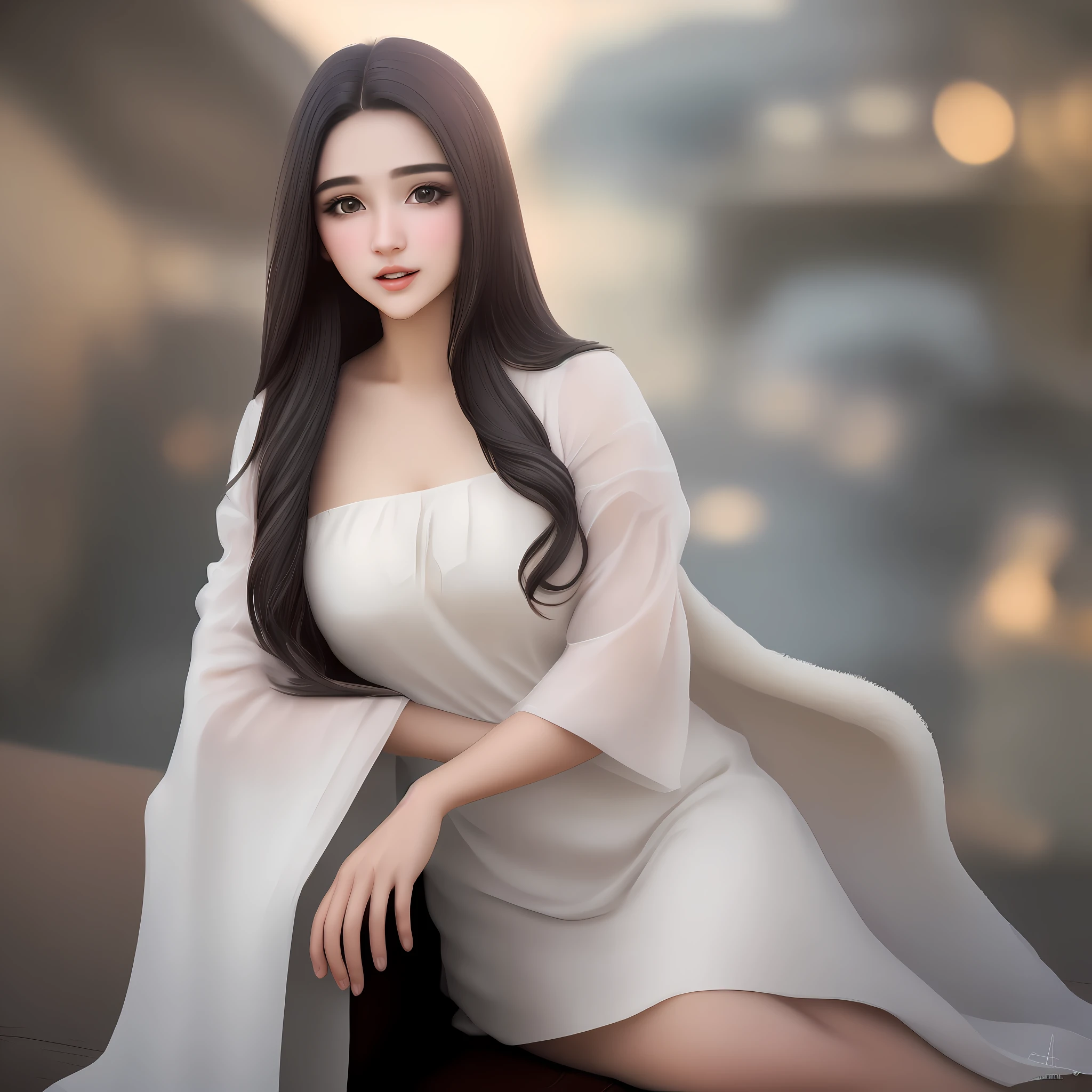 (extremely realistic) (high quality) very beautiful girl