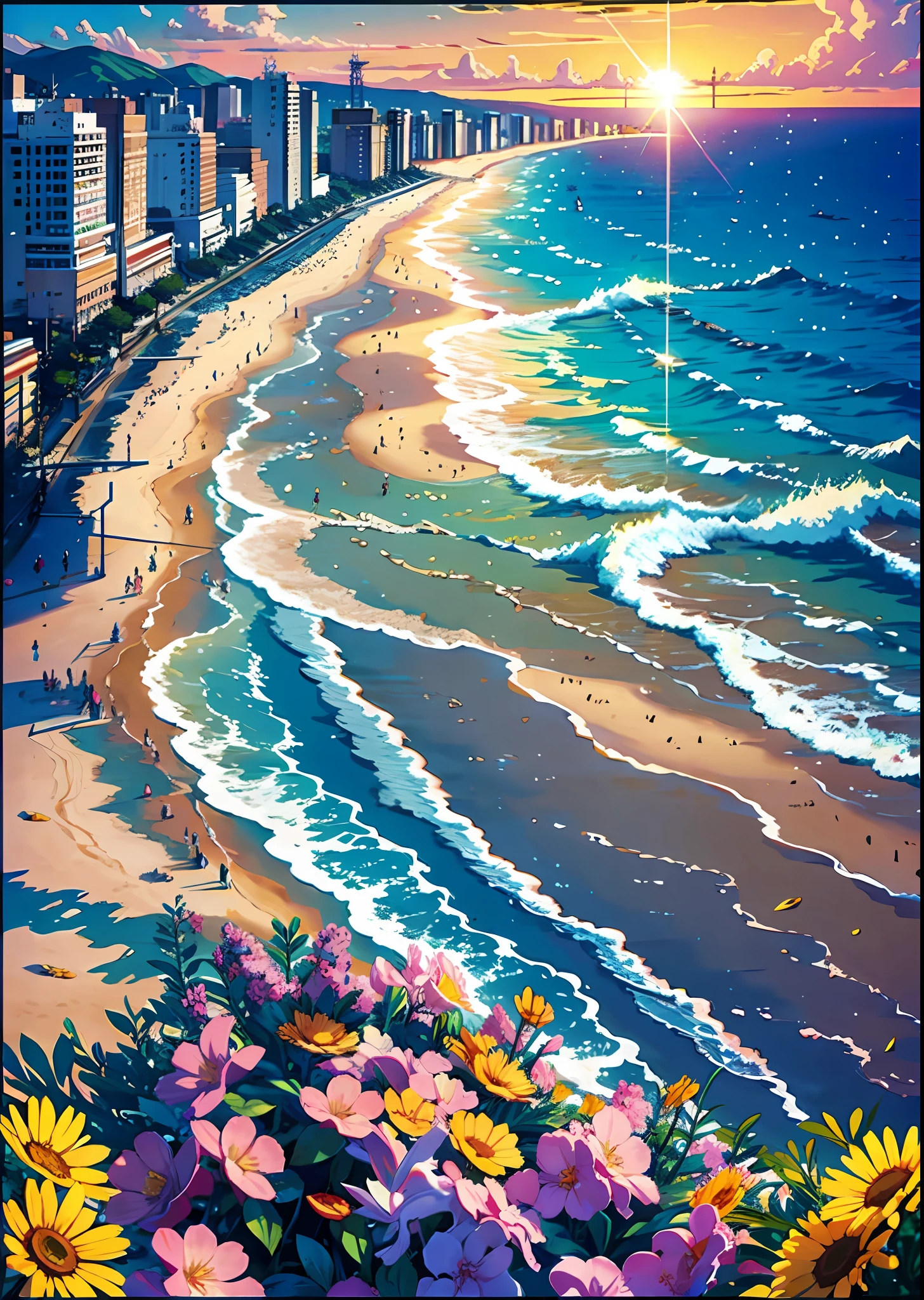 summer, sun, ocean, beach--v6