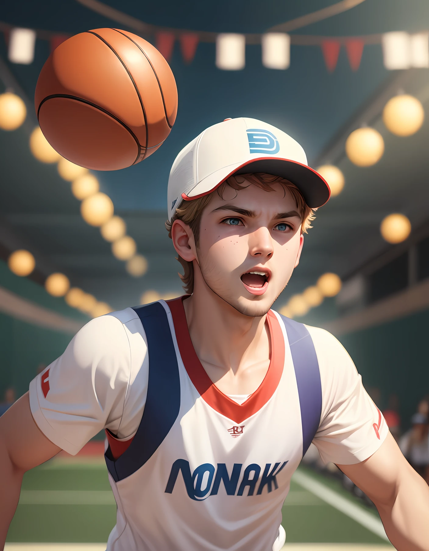 Monark playing ball