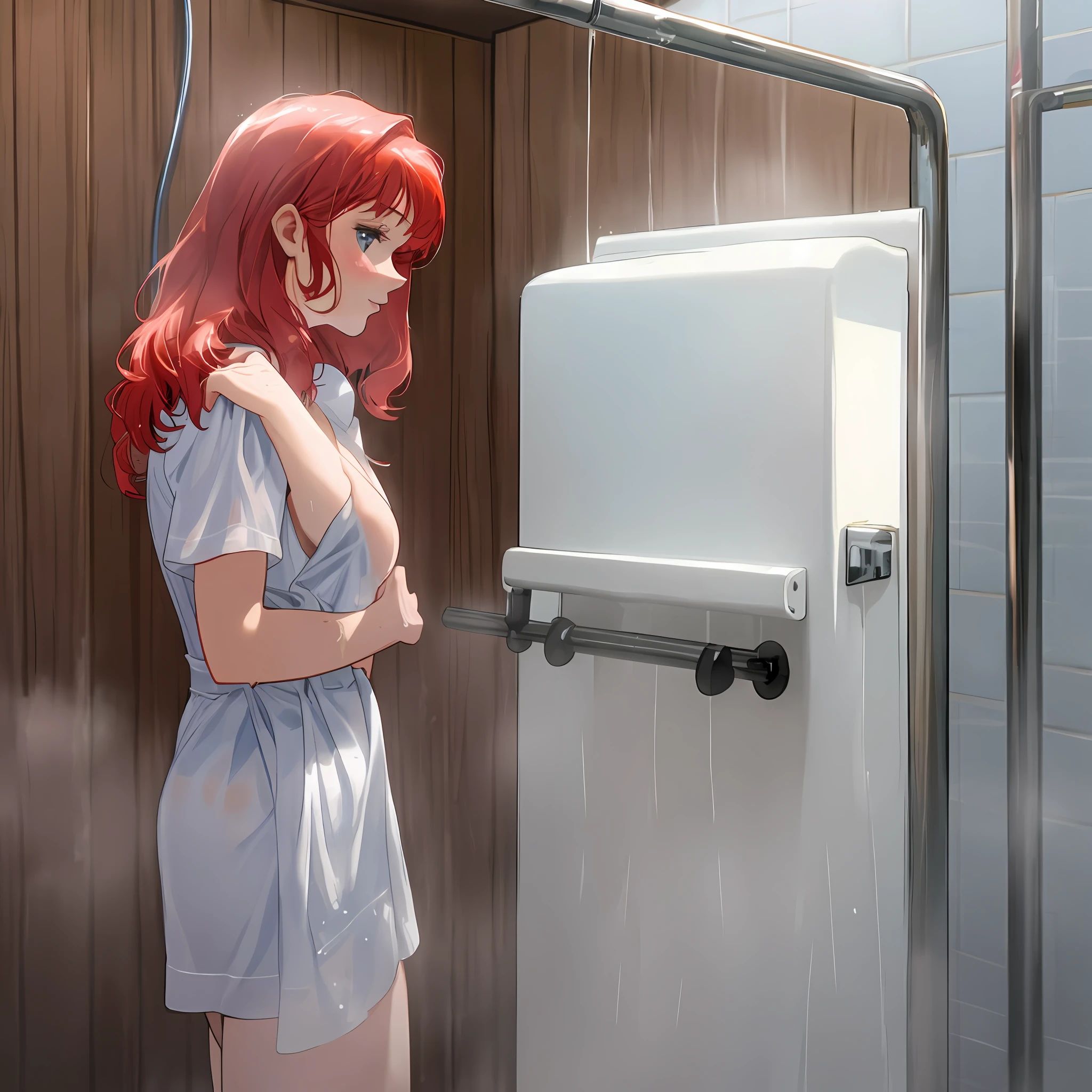 Bryce dallas howard taking a shower