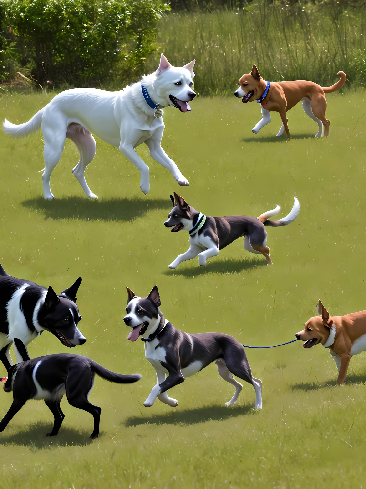 The counterattack of the thin dog