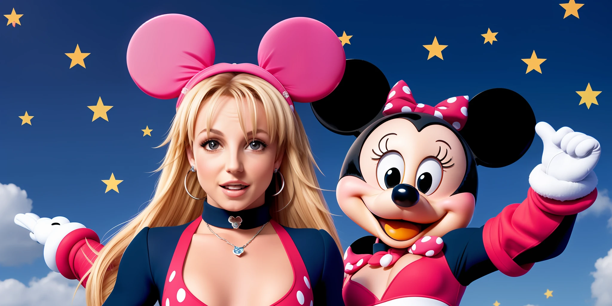 Britney Spears Mickey mouse