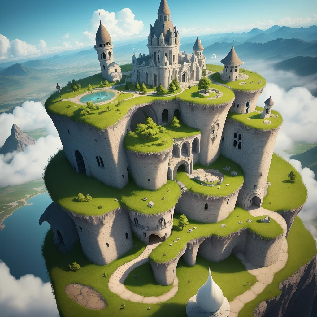 Ghost Land (extremely details above view)