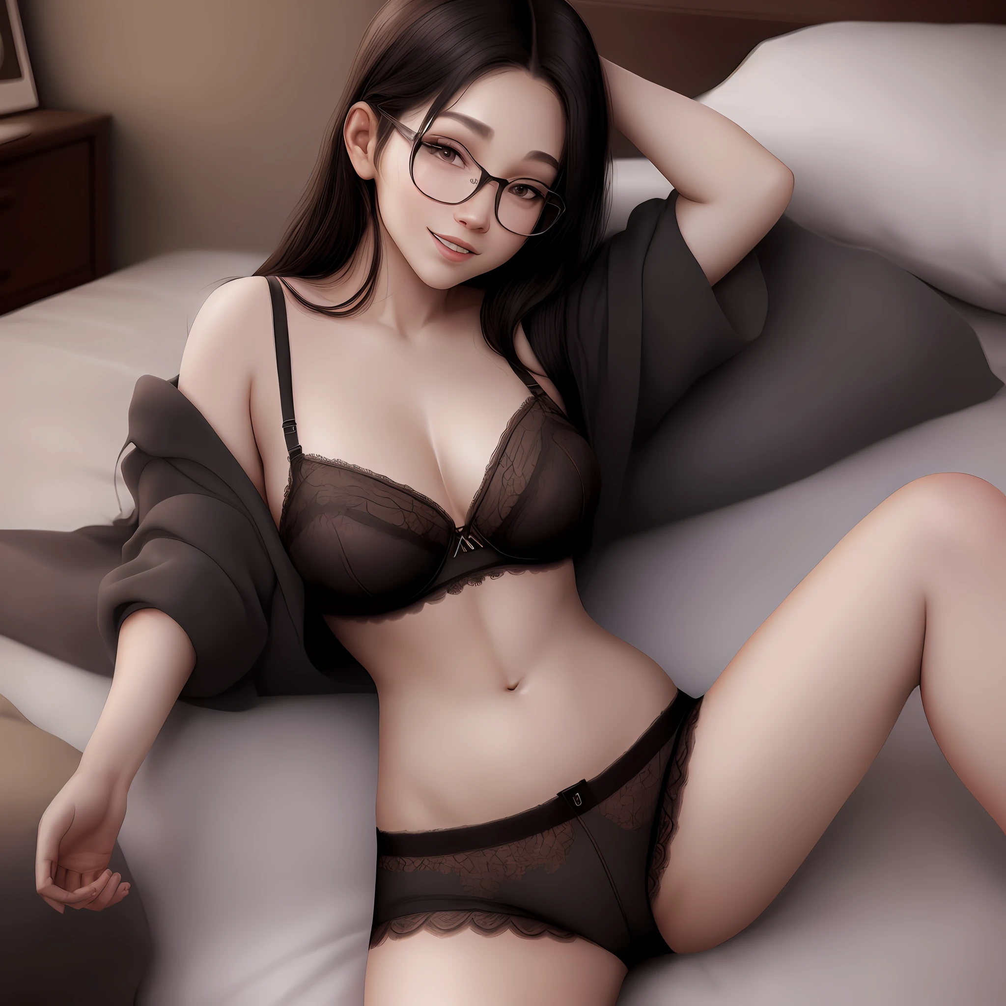 realistic skin texture, toned body
