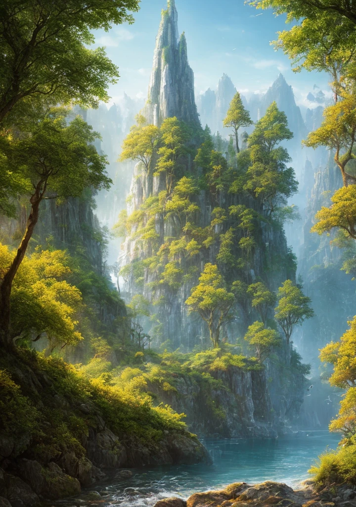 masterpiece, best quality, high quality,extremely detailed CG unity 8k wallpaper, An enchanting and dreamy scene of  a sailing boat in fantasy forest, with towering trees, hidden fairy glens, creating a sense of mystique and enchantment, artstation, intricate, trending, award winning photography, Bokeh, Depth of Field, HDR, bloom, Chromatic Aberration ,Photorealistic,extremely detailed, trending on artstation, trending on CGsociety, Intricate, High Detail, dramatic, art by midjourney