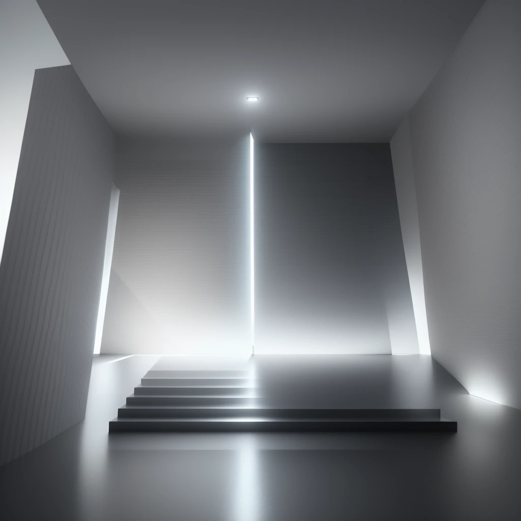 (Ultra-detailed CG Unity 8k wallpaper, undoubted masterpiece, best quality, very detailed), beautiful lighting and textures, (1 abstract geometry), long steps, minimalist design, modern stage feel, (texture with materials: 1.3), bright lighting, background blur, smoky atmosphere, (white clouds: 1.1), an atmospheric vista.