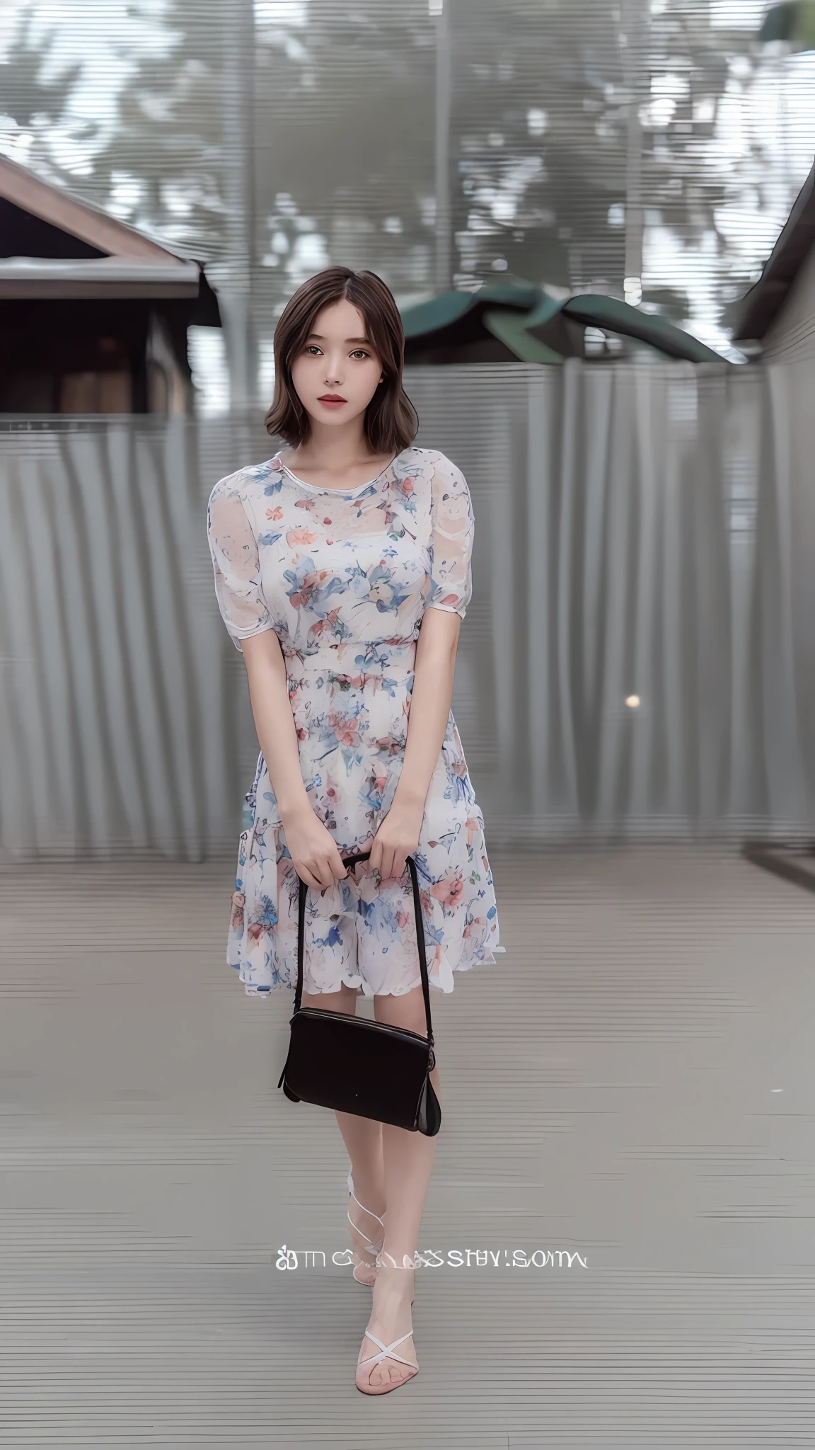 ((Top Quality, 8k, Masterpiece: 1.3)), 1 Woman, Slender Swimsuit Highlighted Beautiful Girl: 1.3, (Short Hairstyle, Big: 1.2), Plain Clothes: 1.2, Indoors, Ultra Detailed Face, Detailed Eyes, Double Eyelids