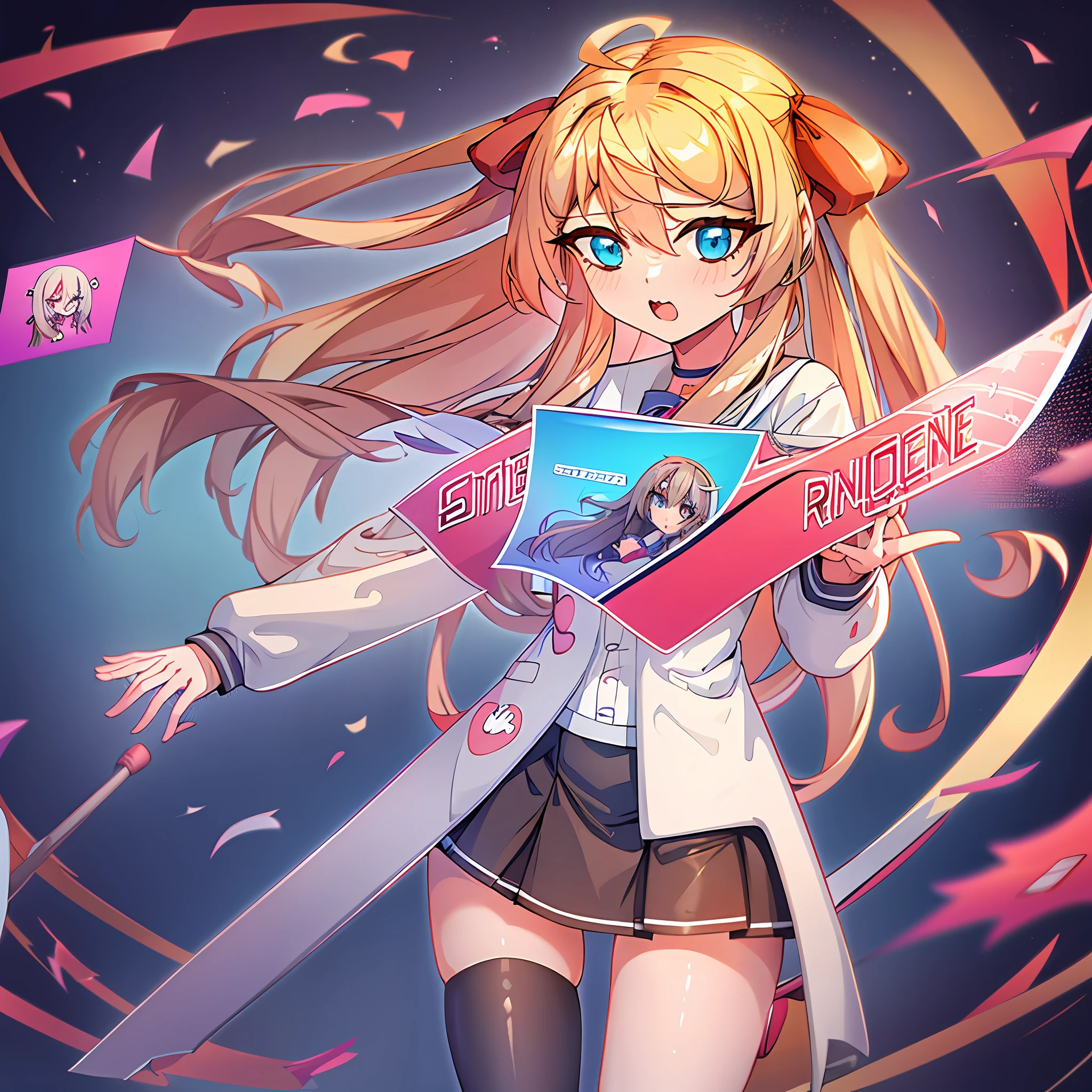 anime girl with long hair and a school uniform, visual novel sprite, anime girl with long hair, yandere. tall, render of april, made with anime painter studio, smooth anime cg art, junko enoshima from danganronpa, beautiful anime high school girl, from the azur lane videogame, blonde anime girl with long hair, gapmoe yandere