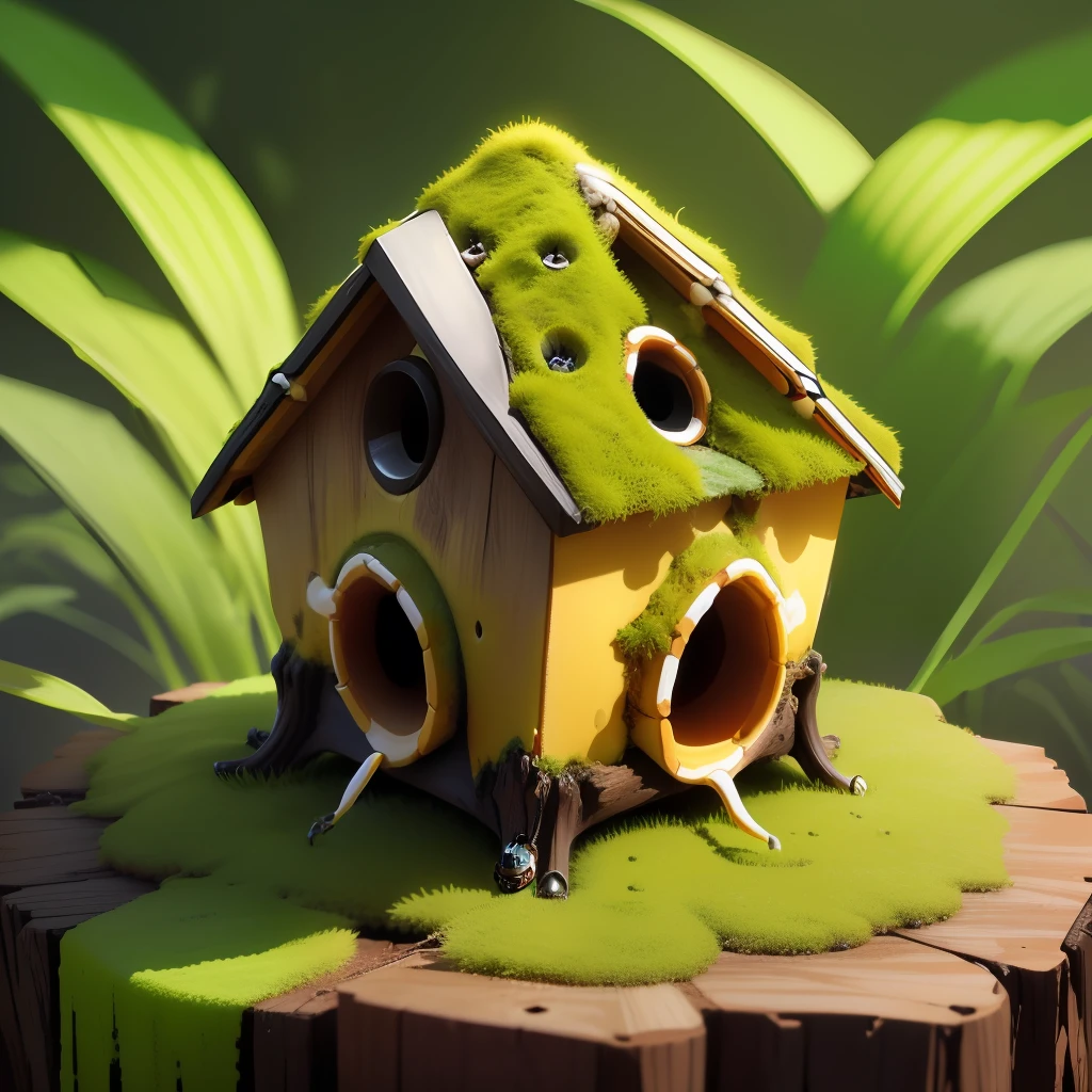 Ant house in the form of a toxic fungus