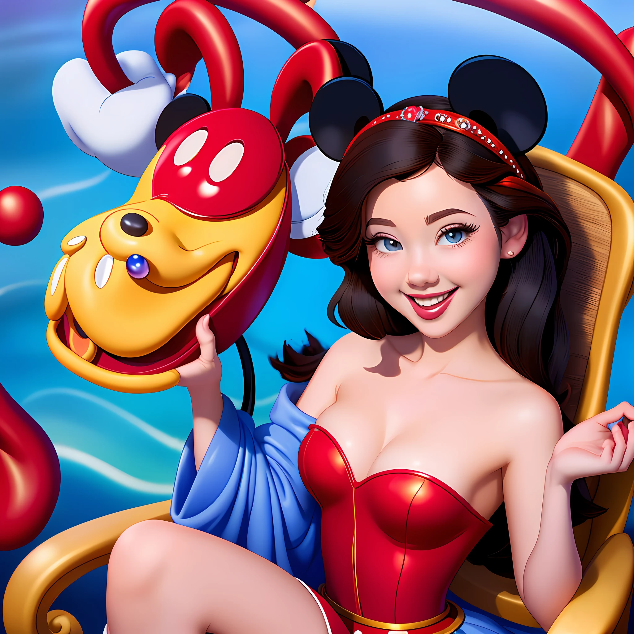 Mickey mouse Disney princess