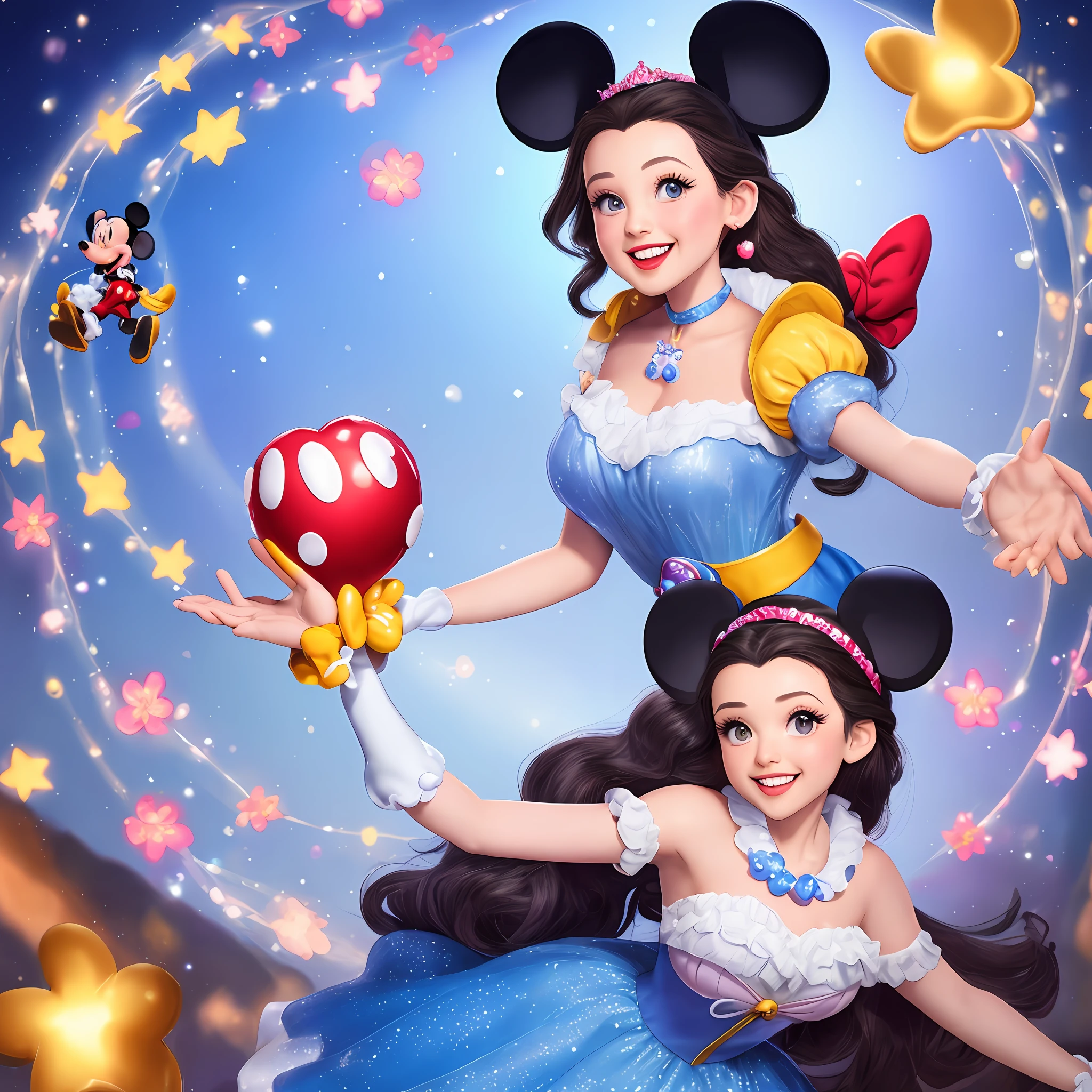 Mickey mouse Disney princess