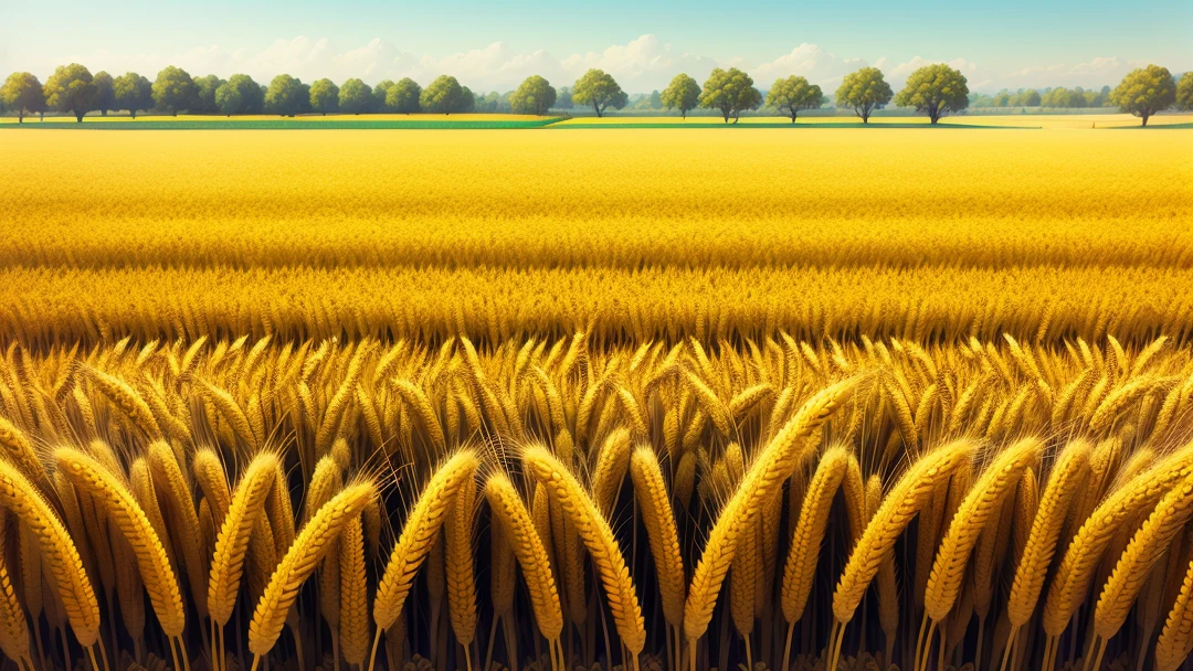 Ripe wheat fields