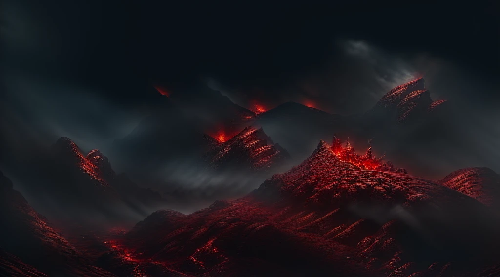 A dark red Smaug is destroying the town, breathing fire, presenting World of Warcraft, Lord of the Rings medieval fantasy, fire and other styles, with atmospheric perspective, wide angle, first-person perspective, UHD, masterpiece level, precision, high quality, high definition, rich picture details, super high detail, 16k characteristics, the best picture quality, the best effect. Verism, projected inset