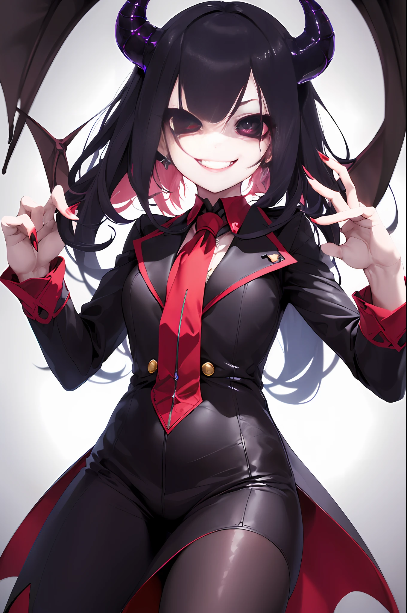 (Girl, Evil Smile, Devil, Dark Energy, Evil Energy, Brainwashing, Corruption), Black Eyes, Succubus Eyes,