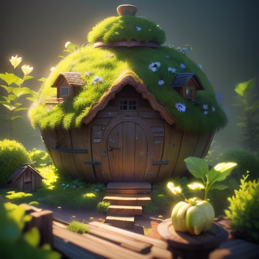 Squash blossom hut