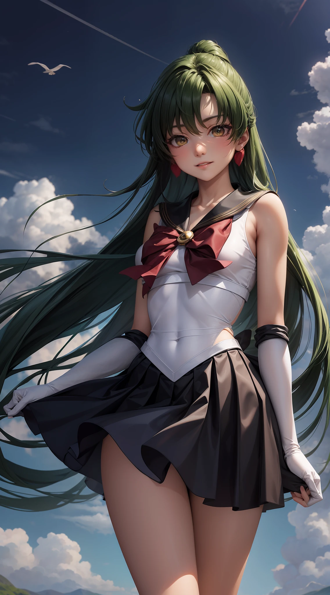white clouds