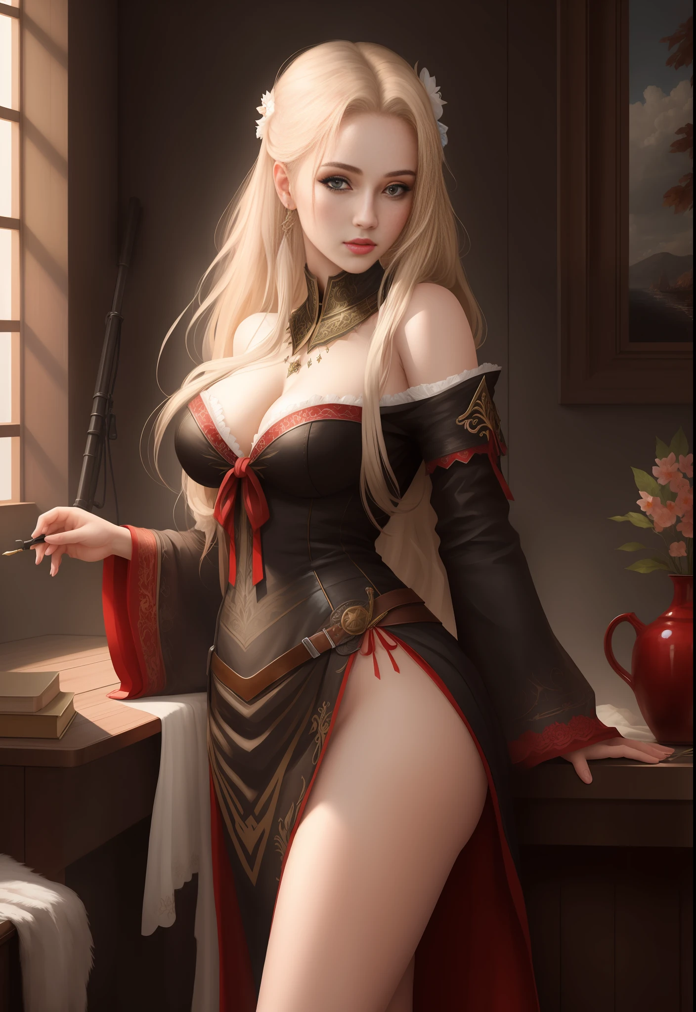 Masterpiece, quality bset, realistic, 1girl, aespakarina,