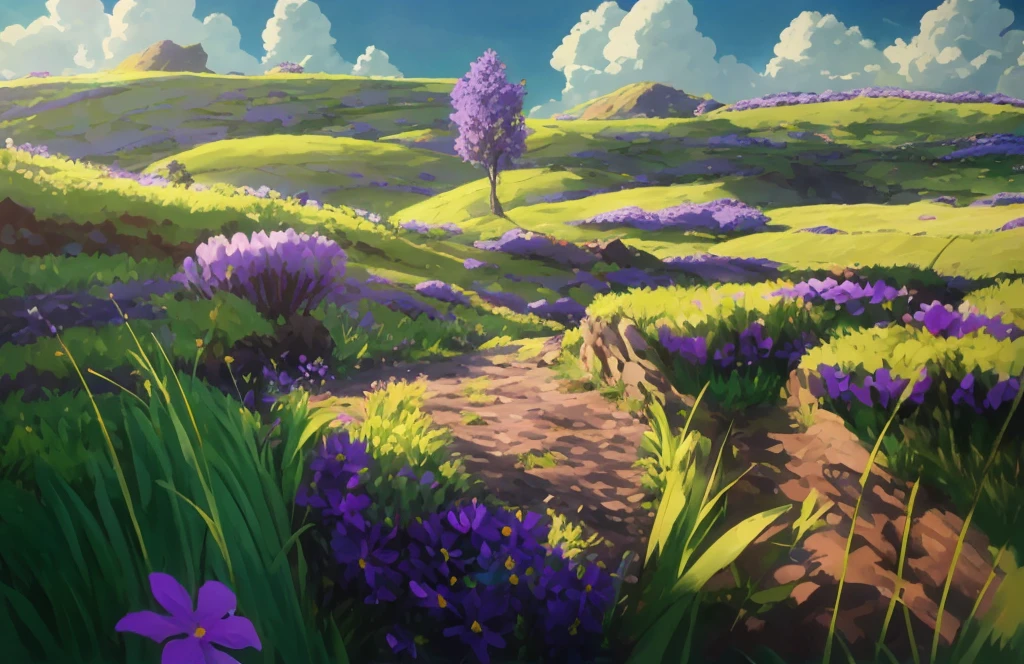 Fantastic anthill purple net