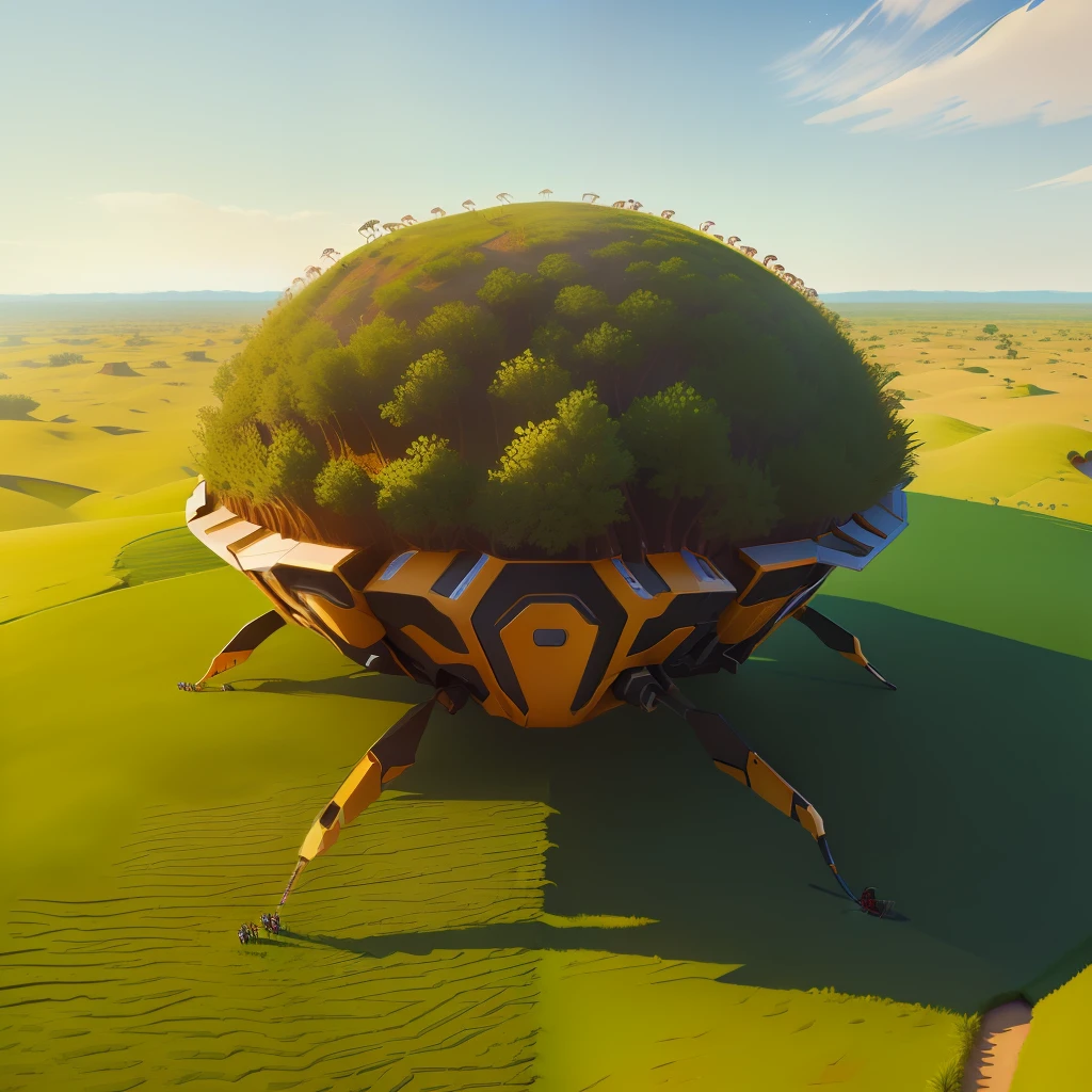 The perfect anthill design for "the ants" mobile. View from above