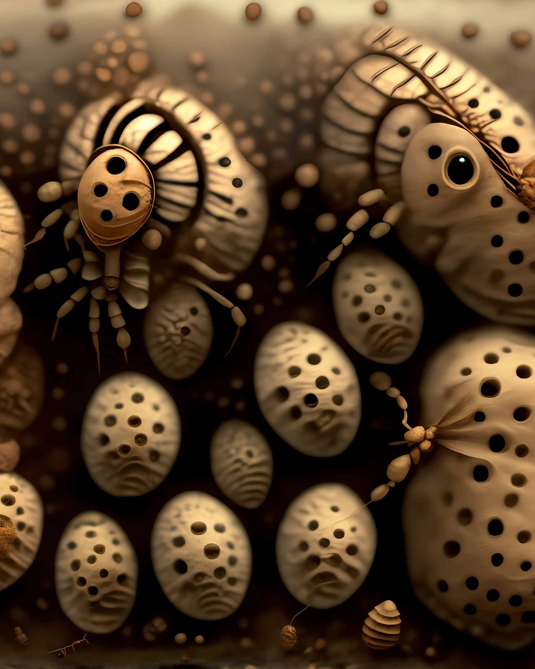Antlion nest