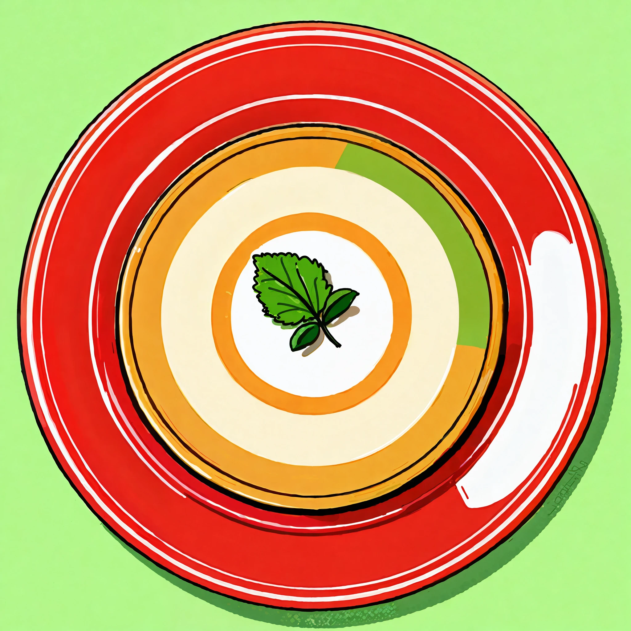 food plate with vegetables, beans, rice, clean shaded vector art, amazing food illustration, high quality illustration, 3d icon for mobile game, commercial illustration, cartoonish vector style, cel shaded vector art, plate full of food, kitchen, aspic, colorful illustration, center image