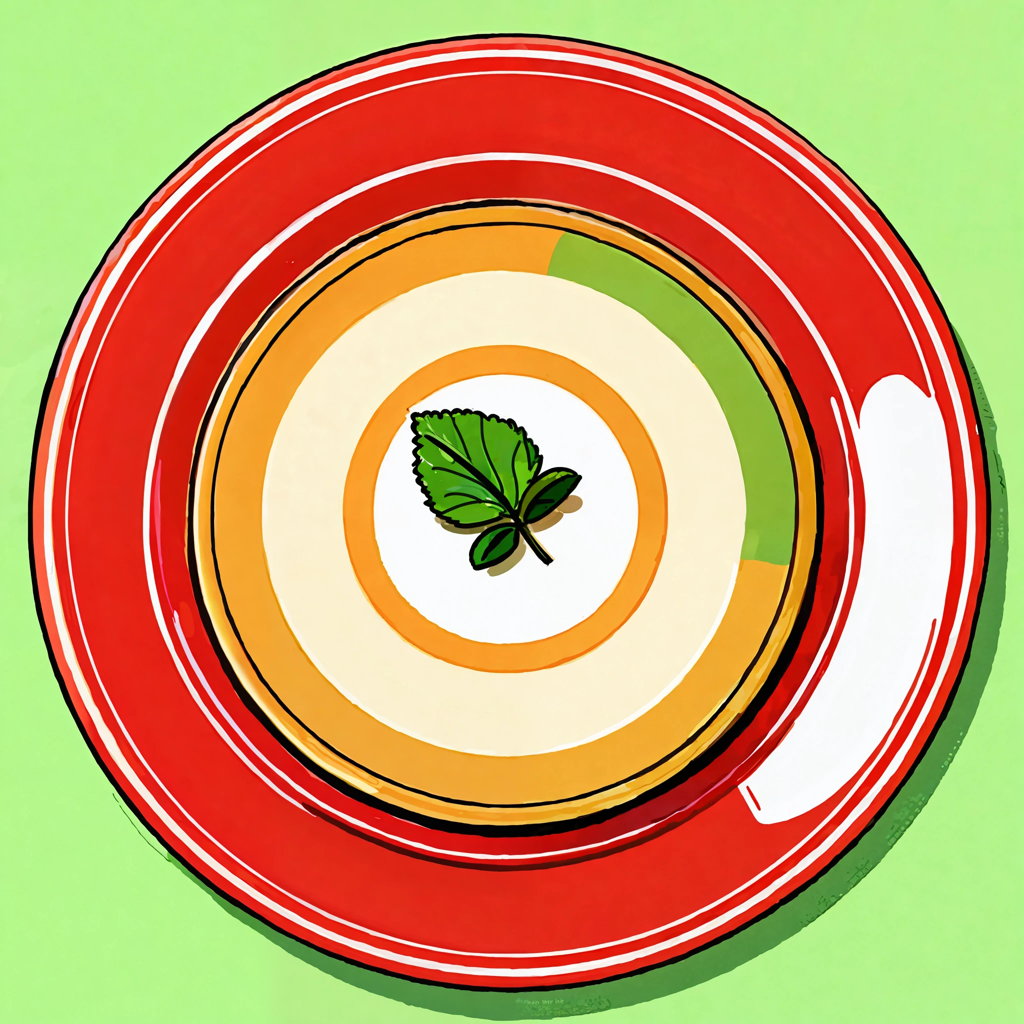 food plate with vegetables, beans, rice, clean shaded vector art, amazing food illustration, high quality illustration, 3d icon for mobile game, commercial illustration, cartoonish vector style, cel shaded vector art, plate full of food, kitchen, aspic, colorful illustration, center image